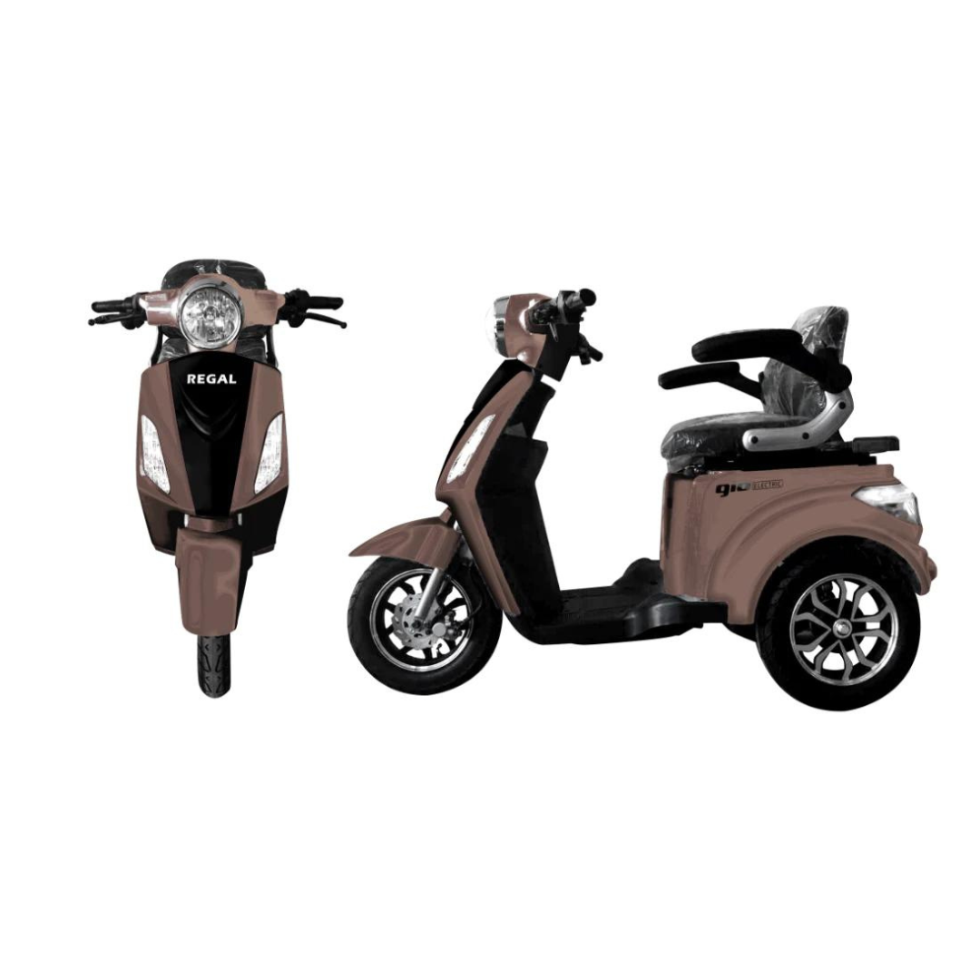 GIO Electric Regal Mobility High Performance 3 Wheeled Scooter - Senior.com Electric Scooters